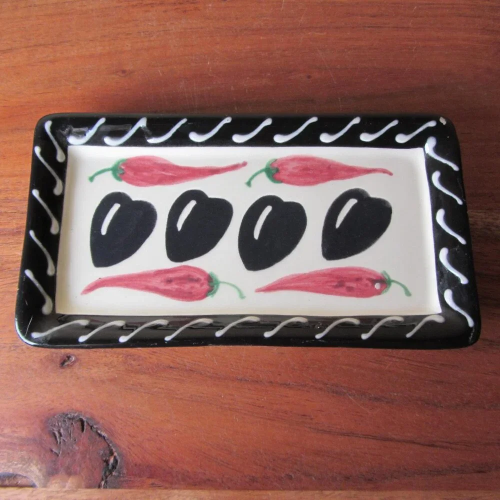 3 for $24 - debby segura for crate & barrel 430-978 1999 italy plate (W6352)